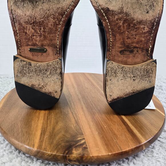 Julio Blanco Genuine Lizard Moc Square Toe Two Tone Oxford Dress Shoes Mens 10.5 - Picture 10 of 14